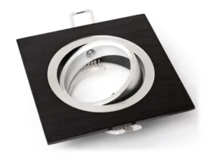 Oprawa halogenowa LED - ruchoma - czarna - GU10, MR16