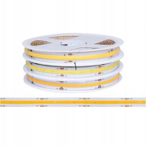 8117e9029e483c18cb7bbe015fba6d37 Taśma LED COB 12V 320 LED 9W/m Neutralna - rolka 5m