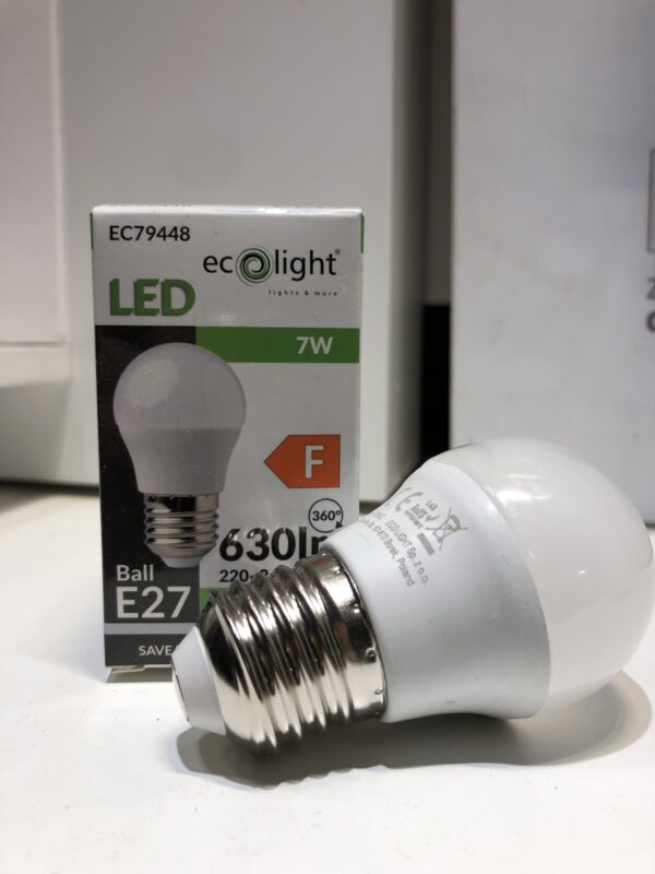 Żarówka LED E27 G45 7W 3000K