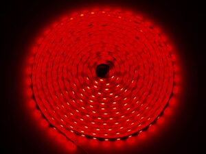 Taśma LED czerwona IP65 12V SMD 5050 14,4W 10mm