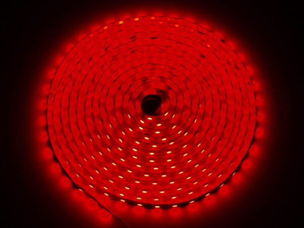 Taśma LED czerwona IP65 12V SMD 5050 14,4W 10mm