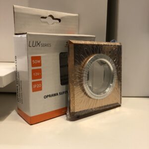 Oprawa sufitowa kwadrat LUXSERIES bursztyn