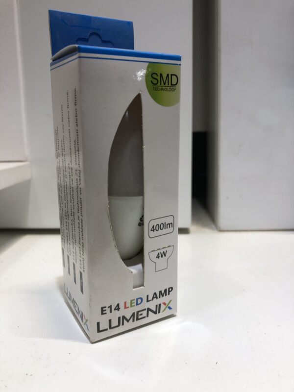 Żarówka LED E14 C37 4W 6000K