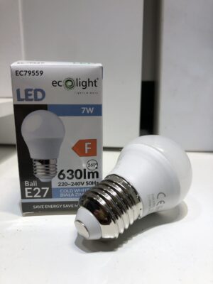 Żarówka LED E27 G45 7W 6000K