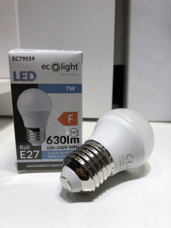 Żarówka LED E27 G45 7W 6000K