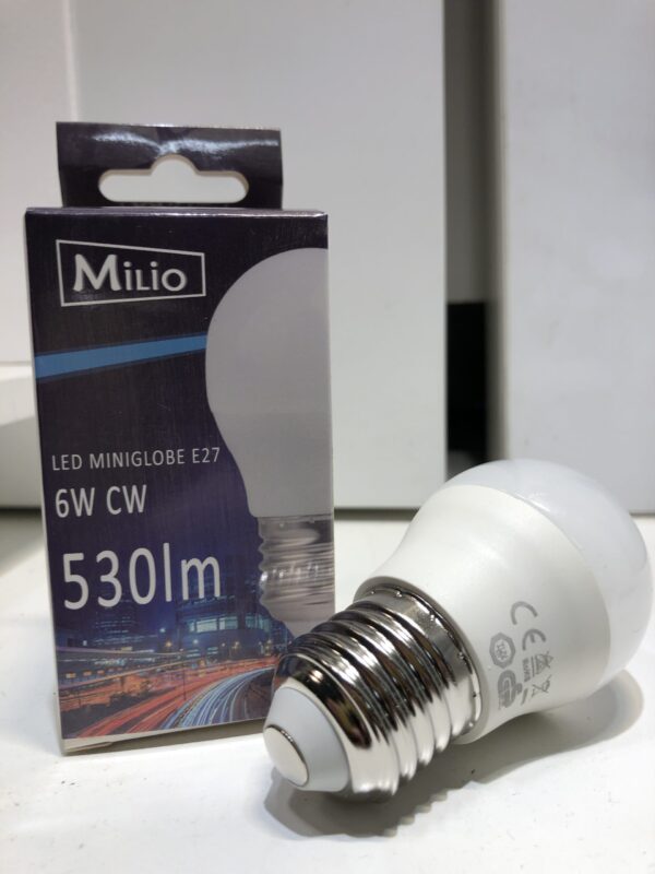 Żarówka LED E27 G45 6W 6000K