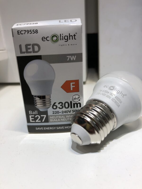 Żarówka LED E27 G45 7W 4000K