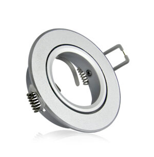 Oprawa sufitowa srebrny piaskowany ruchoma GU10 EAST OPAL