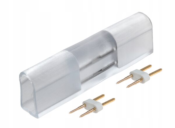 Neon LED PVC 12V IP67 8x16 co 10cm Pomarańczowy 1,1m