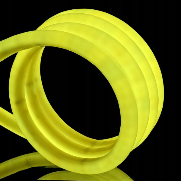 209f4a9124c971a9d45991094d36859f Neon LED PVC 12V IP67 okrągły 16mm co 10cm Cytrynowy 3m