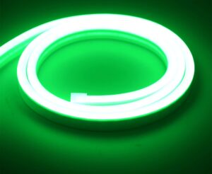 Neon LED PVC 12V IP67 6×12 co 2,5cm Zielony 0,95m