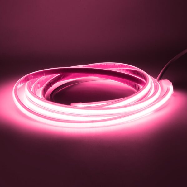 Taśma LED COB 230V AC NANO IP65 240 LED 10W/m - Różowa
