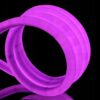 Neon LED PVC 230V IP67 okrągły 16mm co 1m Różowy 5m