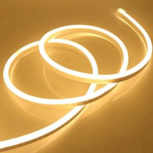 Neon LED PVC 12V IP67 8x16 co 2,5cm Ciepły 0,5m