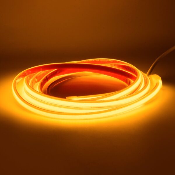 Taśma LED COB 230V AC NANO IP65 240 LED 10W/m - Pomarańczowa