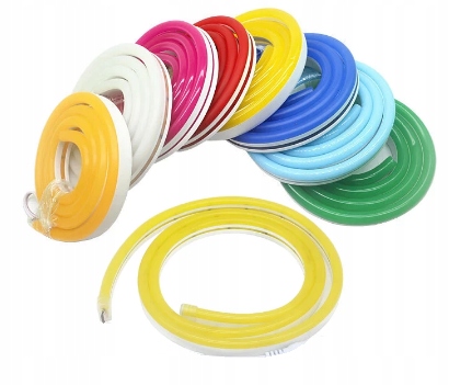 Neon LED Silicone 12V IP67 6×12 co 1cm Naturalny 0,9m
