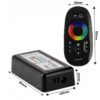 Sterownik LED RGB RF z pilotem Kontroler taśmy LED 12-24V | Bezprzewodowy