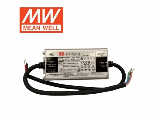 Mean Well XLG-75-12-A | Zasilacz LED CCTV 12V 5A 60W IP67 PROFESJONALNY Mean Well XLG-75-12-A | Zasilacz LED CCTV 12V 5A 60W IP67 PROFESJONALNY