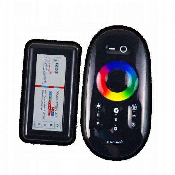 Sterownik LED RGB RF z pilotem Kontroler taśmy LED 12-24V | Bezprzewodowy