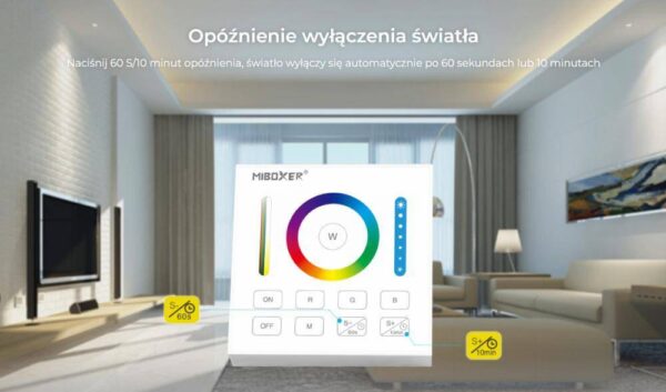 Sterownik dotykowy Mi-Light B0 RGB+CCT 2xAAA