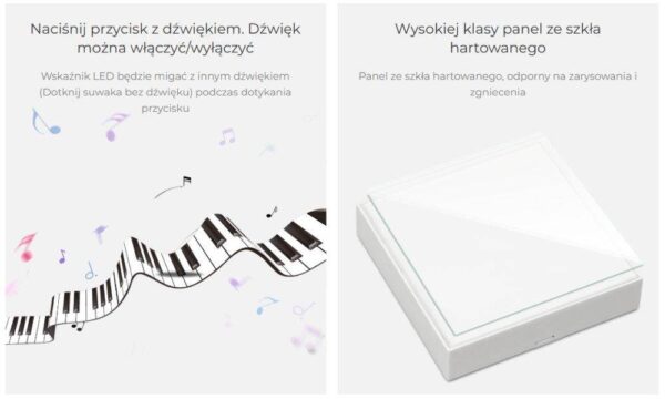 Sterownik dotykowy Mi-Light B0 RGB+CCT 2xAAA