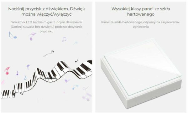 b1b-czarny Ściemniacz dotykowy Mi-Light B1B Czarny 2xAAA 4 strefy