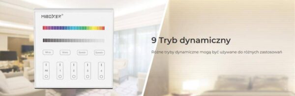 b3b-czarny Sterownik dotykowy Mi-Light B3B Czarny RGB/RGBW 2xAAA