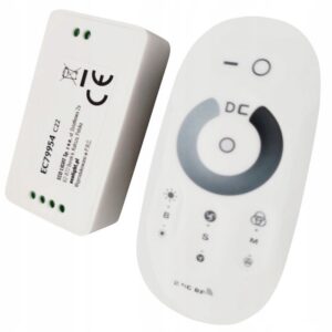 Sterownik LED MONO RF dotykowy 3x4A 144W | Pilot bezprzewodowy | 12V / 24V