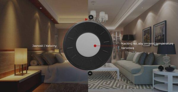 Pilot Mi-Light FUT006 Mono/CCT 4 strefy