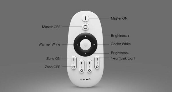 Pilot Mi-Light FUT007 Mono/CCT 4 strefy