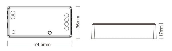 fut035s Sterownik LED Mi-Light FUT035S+ 2w1 Mono/CCT
