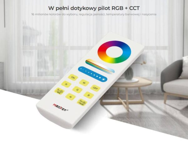 fut088-bialy Pilot Mi-Light FUT088 RGB/RGBW/CCT 1 strefa