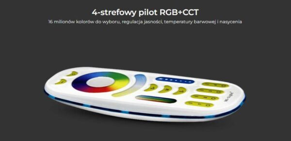 Pilot Mi-Light FUT092 RGB/RGBW/CCT 4 strefy