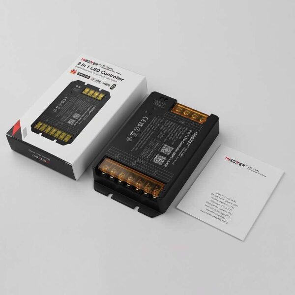 Sterownik LED Wi-Fi Mi-Light HW2 2w1 Mono/CCT 30A 12-48V