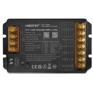 Sterownik LED Wi-Fi Mi-Light HW5 5w1 Mono/RGB/CCT 30A 12-48V