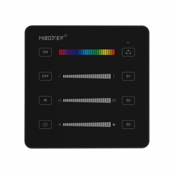 panel-mi-light-b6-cyfrowy-mono-rgbw-czarny Panel dotykowy Mi-Light B6B Czarny Cyfrowy Mono/RGB/RGBW