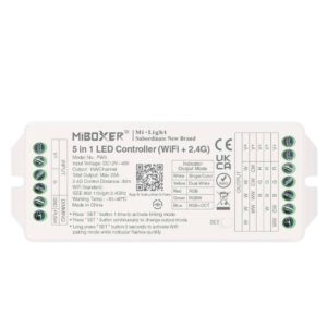 Sterownik LED Wi-Fi Mi-Light PW5 5w1 Mono/RGB/CCT 20A 12-48V