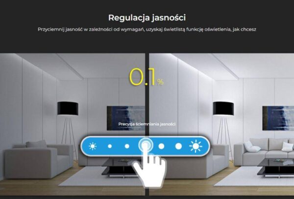 Sterownik dotykowy Mi-Light T4 RGB+CCT 230V 4 strefy