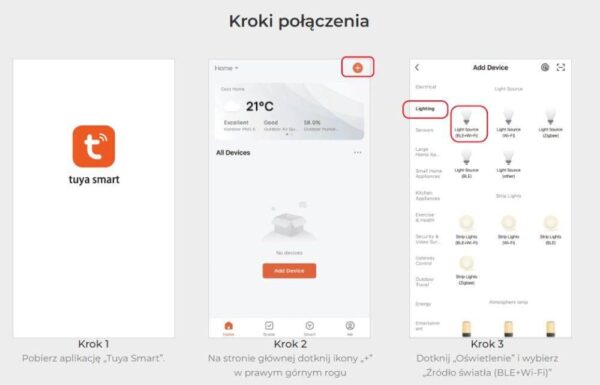 Mostek Wi-Fi MiLight WLBOX2 - sterowanie aplikacją