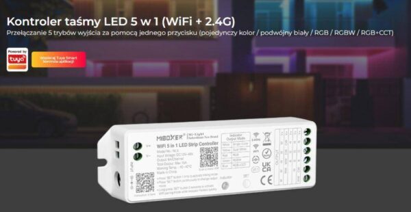 wl5 Sterownik LED Wi-Fi Mi-Light WL5 5w1 15A 12V-48V