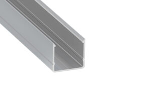 Profil LED nawierzchniowy Rai srebrny surowy 1 m