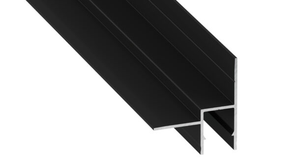 Profil LED sufitowy Bruno czarny lakierowany 2 m