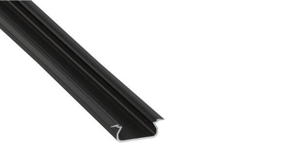 Profil LED wpuszczany Selde czarny 2m klosz mleczny