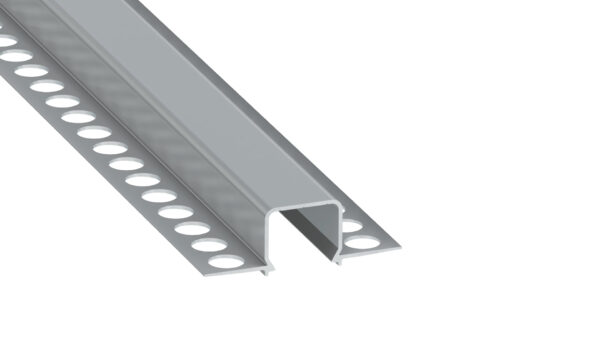 Profil LED wpuszczany GK Mosso srebrny 2m klosz mleczny