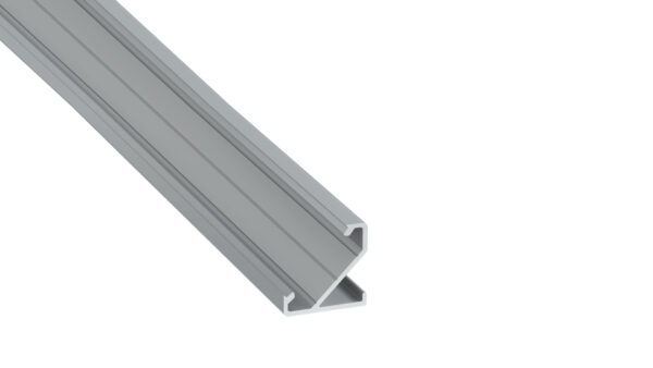 Profil LED kątowy Barde srebrny 3m klosz transparentny