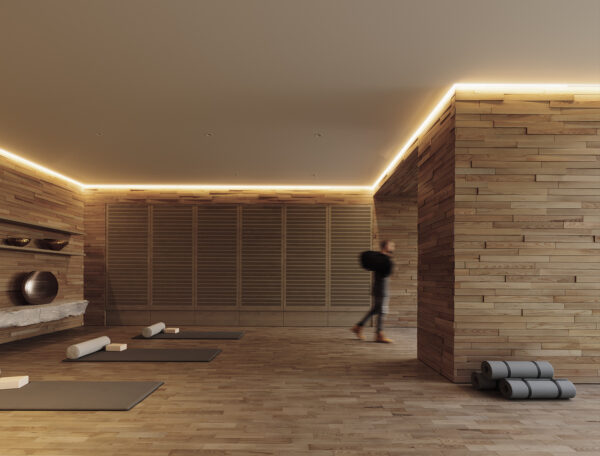 Profil LED sufitowy Bruno biały lakierowany 3 m