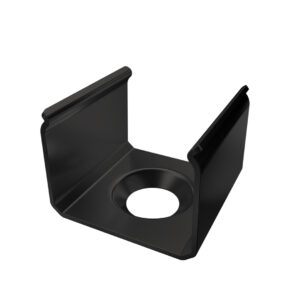Uchwyt metalowy do profilu Sei czarny lakierowany