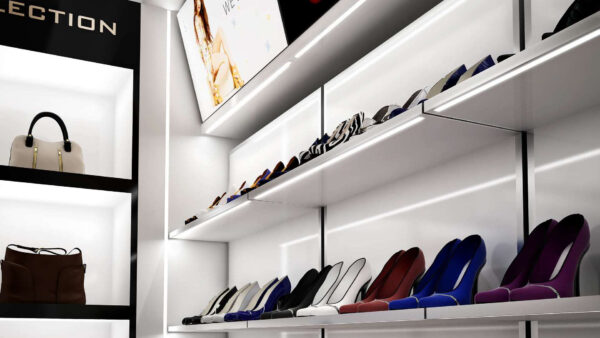 Profil LED wpuszczany typ Z złoty matowy 1 m