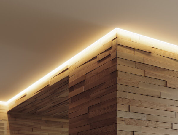 Profil LED sufitowy Bruno biały lakierowany 3 m