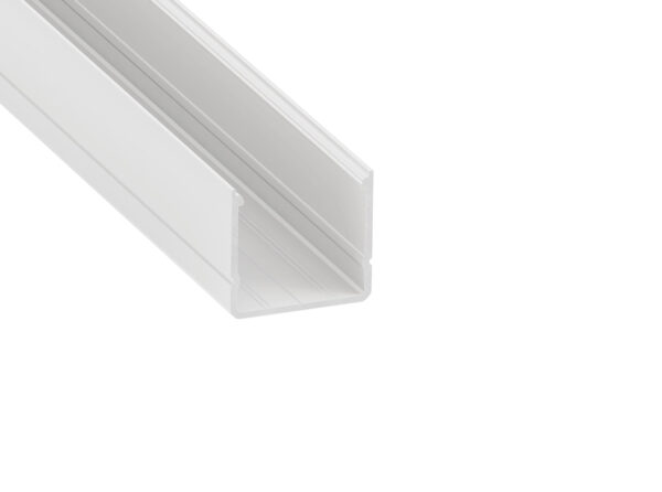 Profil LED nawierzchniowy Rai biały lakierowany 1 m